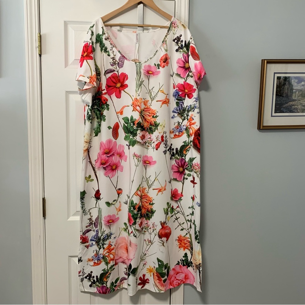 Zolucky Floral Dress 2X NWT